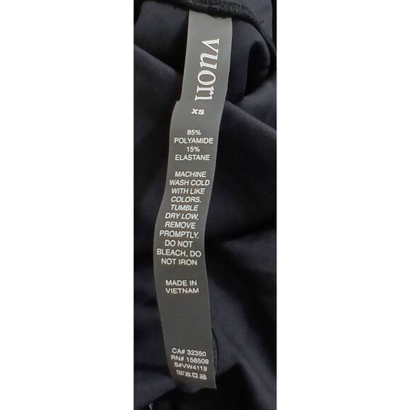 Vuori womens xsmall evolve zipped leggings black running gym Activewear - Picture 6 of 6